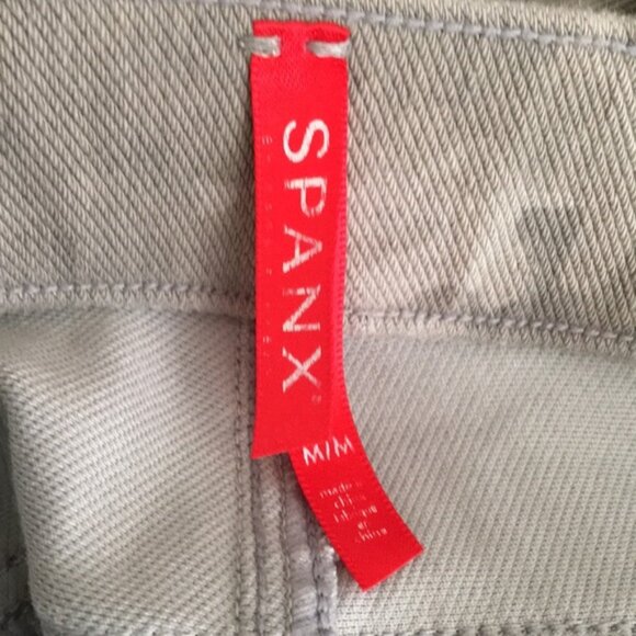 Spanx Stone Wash Camo Ankle Jean-ish Leggings - Picture 7 of 9